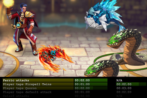 Combat demo sequencing