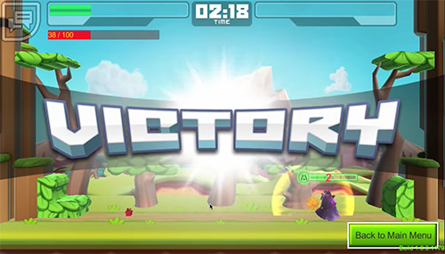 Early victory animation sequence