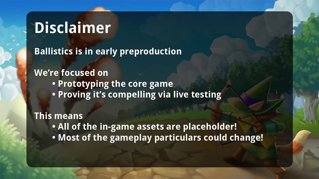 Slide from a pitch deck for Ballisticts